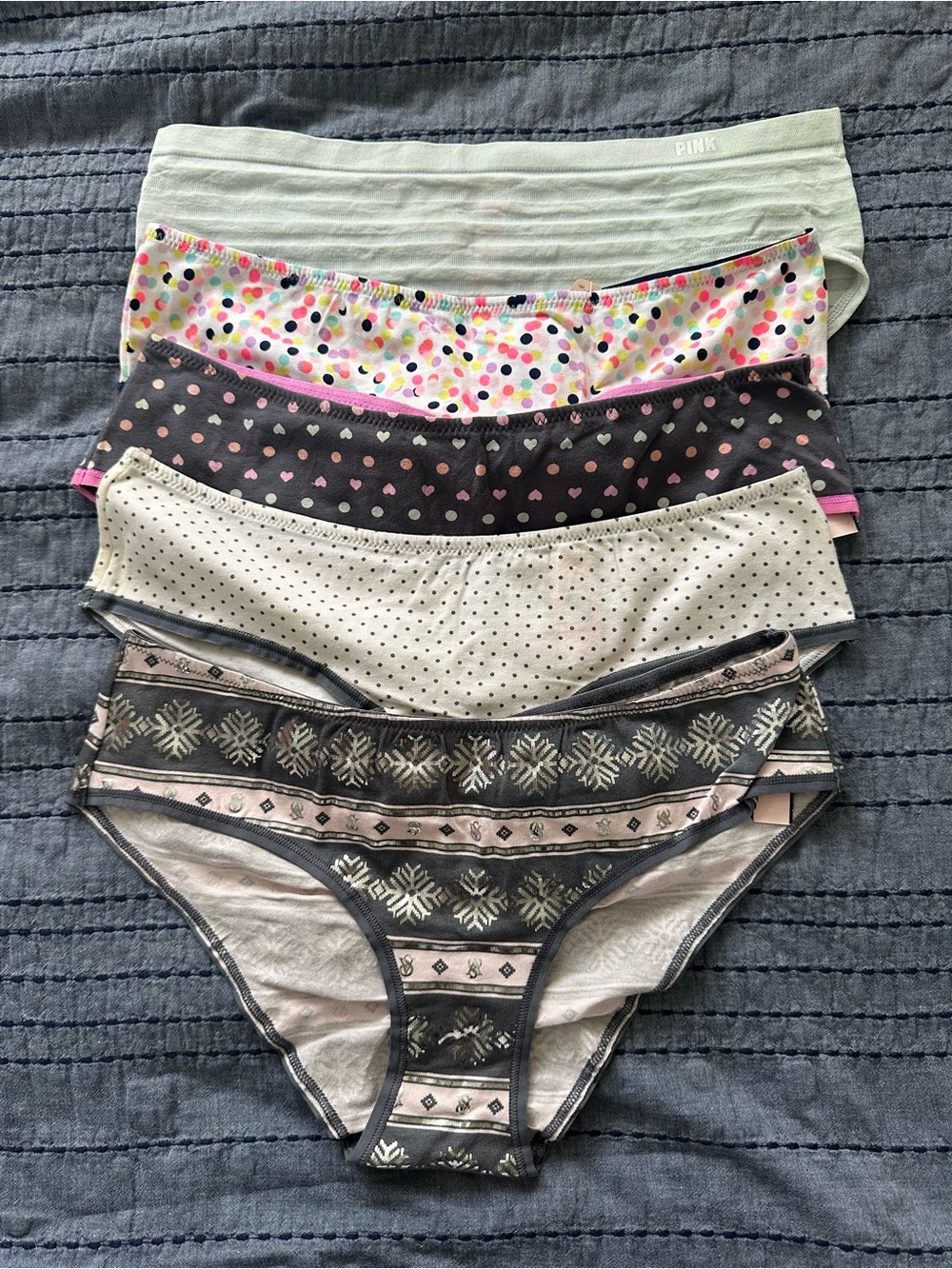 NWT Victoria’s Secret/Pink hiphugger panties size medium